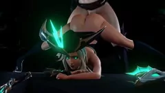 Play League of Legends Animated Orgy: Akali, Ahri, Sona, Miss Fortune, Irelia, Soraka