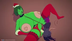 Play Futanari Grinch's Naughty Holiday Heist: Ass and Butt Hentai Toon Animation
