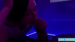 Reproduzir Petite morena de 18 anos Lisa Takami em pornografia íntima de boquete de POV