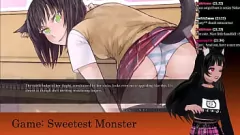 Odtwórz Zobacz, jak VTuber LewdNeko odgrywa drugą część Sweetest Monster w tej upiornej powieści wizualnej z gatunku horroru na Halloween, transmitowanej na żywo!