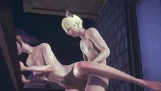 Abspielen Wunderbare Adlige Bug - Adlige Bug gefickt und Triade mit Gwen und Cat Noir an der Wall Street - japanischer asiatischer Manga Sansibar Copal Stake Porno